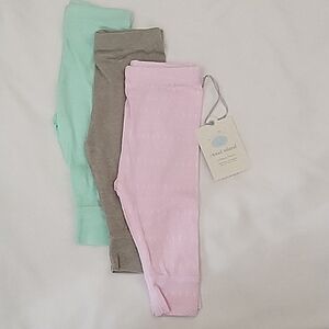 NWT Cloud Island 3Pk Pants Sz3-6mos